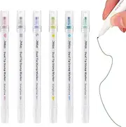 Highlighters Pastel - Assorted Colors Double End Book Highlighters Set of 6 | Bible Highlighter Markers, Cute School Stationery