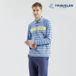 【TRAVELER 旅行者】男款消臭吸排抗UV長袖上衣_231TR801(吸濕排汗/消臭)