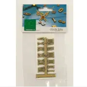 Gold Clock Numbers Set Roman Numerals 10mm Adhesive D9 Aussie Seller