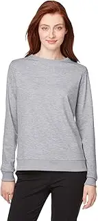 [pumagolf] PUMA Golf Women's Cloudspun Crewneck, Light Gray Heather