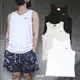 NIKE DRI-FIT TANK 白色 小勾 基本款 棉質 吸濕排汗 快乾 背心 男款【AR6070-100】