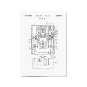 Vintage Floppy Disk Patent Wall Art #2