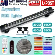 20-70CM Aquarium Light RGBW Light Modes Sunrise and sunset timing settings