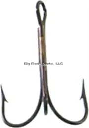 Mustad Coated Treble Needle Point Bronze Red Hook Sz 4/0 25/Pack 3551-BR-4/0-25