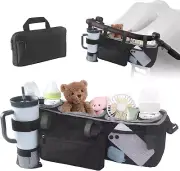 Double Stroller Organizer Bag for Bob Baby Jogger City Mini GT2 Jeep Universal