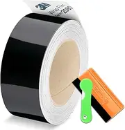 3M 2080 G12 Gloss Black Vinyl Wrap Kit for Black Out Chrome Delete Window Trim Door Trim with Tool Kit 4" x 50Ft