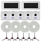Mop Cloth Set with Dust Bags and Side Brushes Compatible with For Deebot