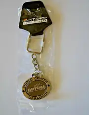 Daytona International Speedway Spinner Key Chain Ring Pewter NASCAR IMSA