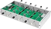 Toyvian Mini Compact Tabletop Foosball Game Soccer Table for Game Room Outdoor Fun Enhances Football Skills Made from Sturdy Materials
