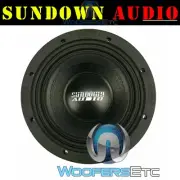 SUNDOWN AUDIO SD-4 8 D2 CAR 8" 400W RMS DUAL 2-OHM SUBWOOFER BASS SPEAKER NEW