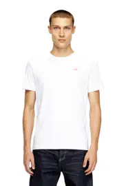 [Diesel] Diesel - T-shirt in mercerised cotton - T-Shirts - Man - White XL White