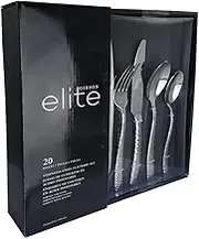 Gibson Elite Ambassador Stainless Steel Flatware Set, Service for 4 (20pcs)