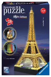 Ravensburger - Eiffel Tower At Night 3D Puzzle