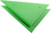 CLISPEED 2PCS Foosball Table Corner Protectors Triangle Edge Guards for Enhanced Protection Suitable for Foosball Billiards Reliable HIPS Material Construction