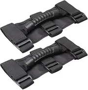 MAX COOL 2PCS Grab Handles Off Road Roll Grab Bar Handles Suitable for Jeep Wrangler JT JL JK TJ Black