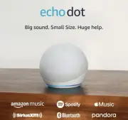 Amazon Alexa Echo Dot (3 Colors Available) Glazier White, Charcoal, Deep Sea