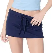 [Generic] Sequin Skirt for Women Waist Sexy Side Split Hem Summer Bodycon Mini Skirt