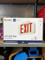 Lithonia Lighting LED Exit Sign Dual Voltage Nicad Battery EXR LED EL M6