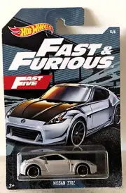 NISSAN 370Z Hot Wheels Fast Five & Furious 1:64 MONMC 5/6 2018 JDM SILVER