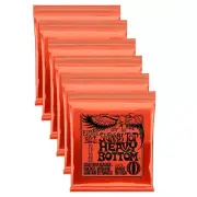 Skinny Top Heavy Bottom Slinky Electric Strings, 10-52, 6 PACK, #P02215-6