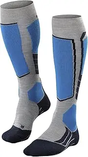 [FALKE] Men's SK2 Wool Skiing Knee Socks, light grey, 44-45