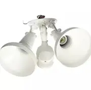 New 180° Motion Activated Sensor Outdoor Security Flood Light Lamp Cover White