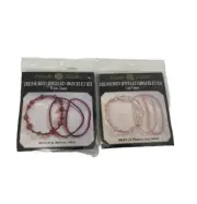 Mill Hill Beaded Treasured Jewels Bracelet Kit Lot 2 Royal Red Rosalind Mist NIP