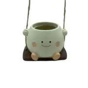 Swing Face Planter Pots Hangings Face Flowers Planter for Indoor Outdoor Plant