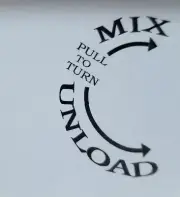 MIGHTY TONKA READY MIXER PULL &TURN VINYL PEEL AND STICK