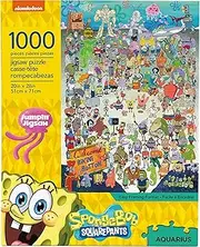 Aquarius Spongebob Squarepants Cast Puzzle 1000-Pieces