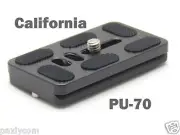 PU-70 Quick Release Plate For Benro B0 B1 B2 J1 N1 Tripod ball head Arca Swiss