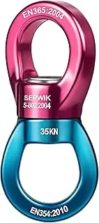 SEPWIK Swing Swivel, 35KN Swing Spinner, 360° Safety Rotational Device Hanging Accessory for Hanging Hammock, Web Tree Swing, Aerial Dance, Children's Swing