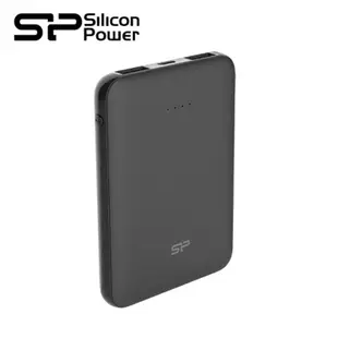 Silicon Power 廣穎 Cell C100 行動電源10000mAh 2.1A雙埠USB快速充電黑色 廠商直送