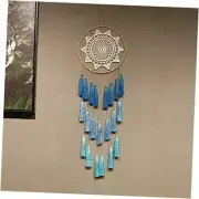 Macrame Dream Catchers for Bedroom - Tassel Wall Hanging Handmade Blue