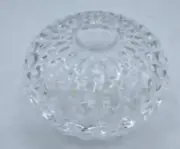 Vintage CRISTAL D'ARQUES Crystal Clamshell Trinket Box Dresser Pin Dish FRANCE