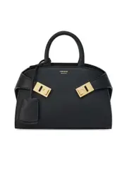 Ferragamo Elegant Goldtone Hardware Handbag