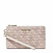 Michael Kors Adele Jet Set Logo Smart Wallet Smokey Rose/Multi