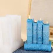 Scripture Candle Mold Silicone Concrete Gypsum Cake Chocolate Soap DIY 2D 3D
