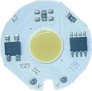 MVPDNVNFHA 2pcs LED COB Chip Lamp 10W 20W 30W 50W 220V Smart IC No Need Driver LED Bulb 3W 5W 7W 9W for Flood Light Spotlight Lighting(Y27-5W,220V_Warm Light)