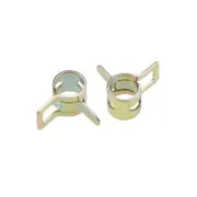 Steel Band Clamp 7mm Hose Tube Spring Clips Clamp Manganese Steel 20Pcs