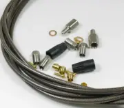 HYDRAULIC DISC BRAKE BRAIDED BLACK HOSE KIT SUIT AVID ELIXIR 5 7 9 R CR SRAM XO