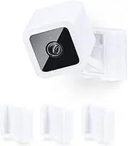 3 Pack Wall Mount for Wyze Cam V3, Adhesive VHB Stick On - Easy to Install, No Tools Needed, No Mess, No Drilling, Strong Adhesive Mount, White by Brainwavz