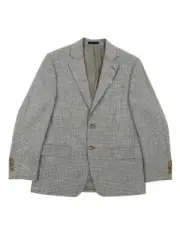Lauren Ralph Lauren Men's UltraFlex Check Blazer (38S, Grey/Blue)