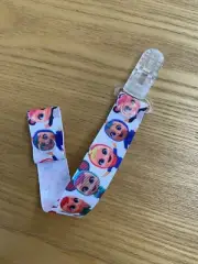 Baby Dummy Clips Pacifier Chain Soother Holder Strap Coco Melon Cocomelon