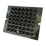 IR940B-48 : Total invisible 940nM IR lamp board with light sensor (48 black LED