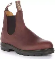 Blundstone Pebbled Leather Chelsea Slip On Womens Boot Brown UK 8 - 12