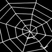 3 FT Spider Web Halloween Decorations - Realistic White Spider String Rope Props, Round Fake Spider Web Elastic Belt for Spooky Haunted House Window Decor, Trick-or-Treat, Indoor Outdoor Party Favors