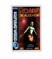 Tomb Raider Sega Saturn Fridge Magnet