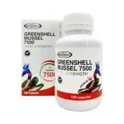 Mothernest Green Mussel Green Lipped Mussel 1500mg Glucosamine 100 Capsules