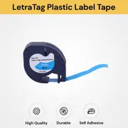 LetraTag Plastic Label Tape
